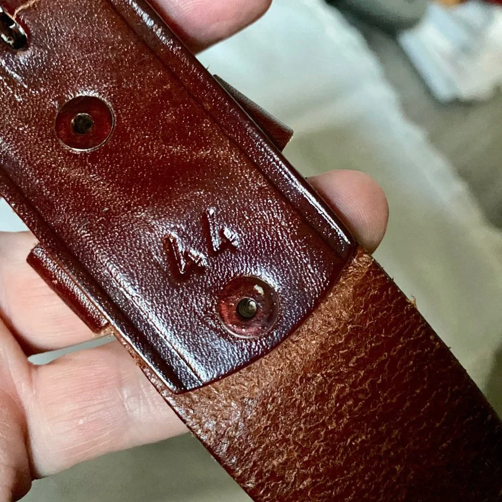 New Man Boho Western Quiet Luxury Minimalist Braided Leather Belt  (Mexi…